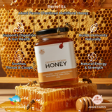 Multifloral Honey | Raw & Unprocessed | 250g Glass Jar