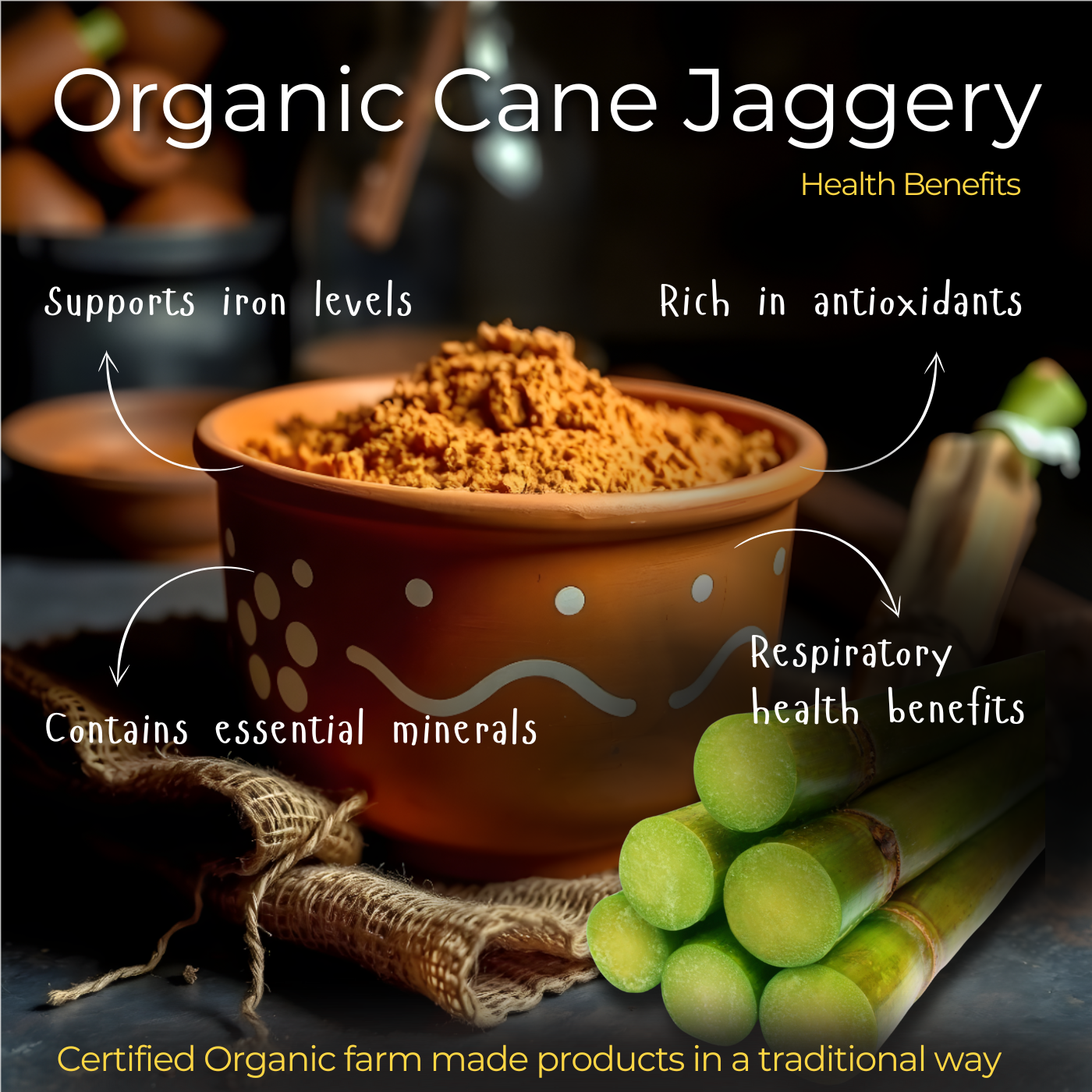 Cane Jaggery Powder